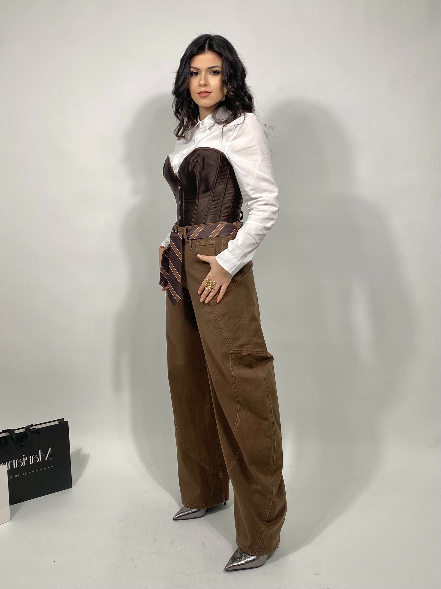 Jeans Balloon-Marrone