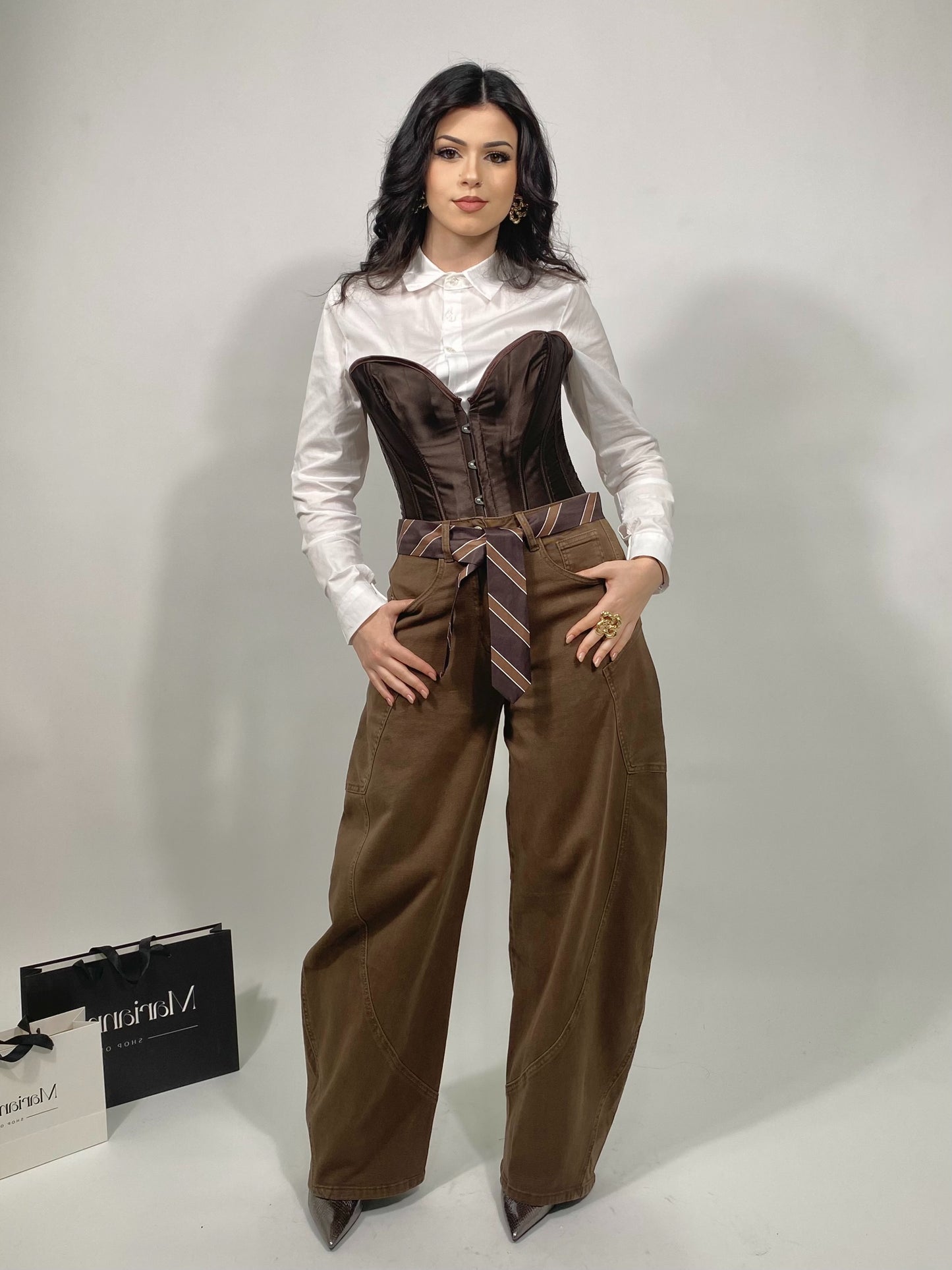 Jeans Balloon-Marrone