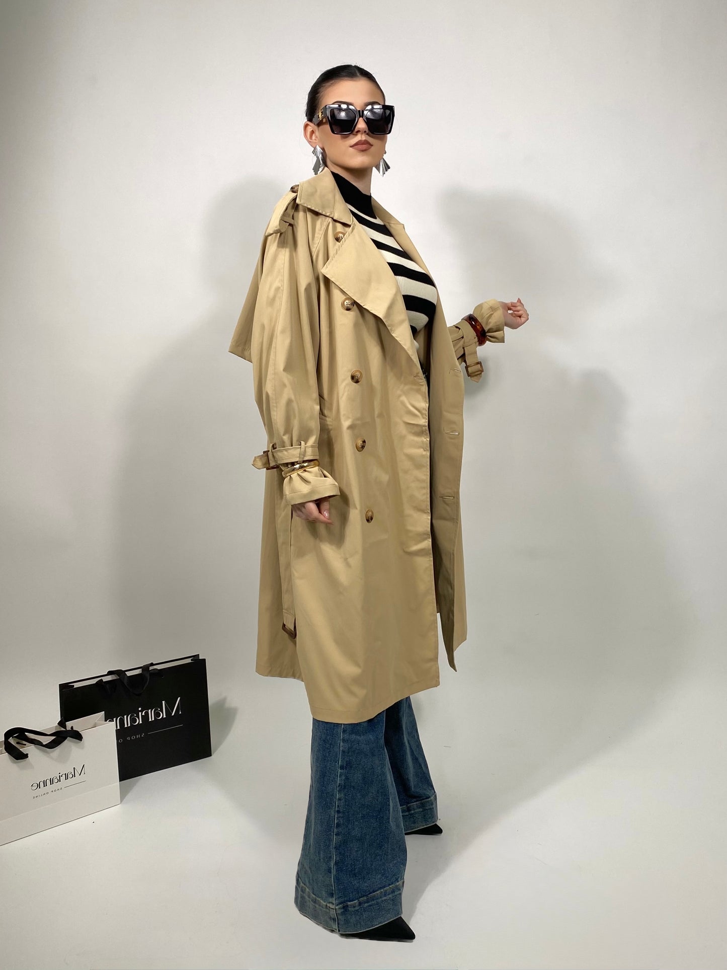 Trench lungo Camel