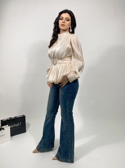 Champagne Blouse