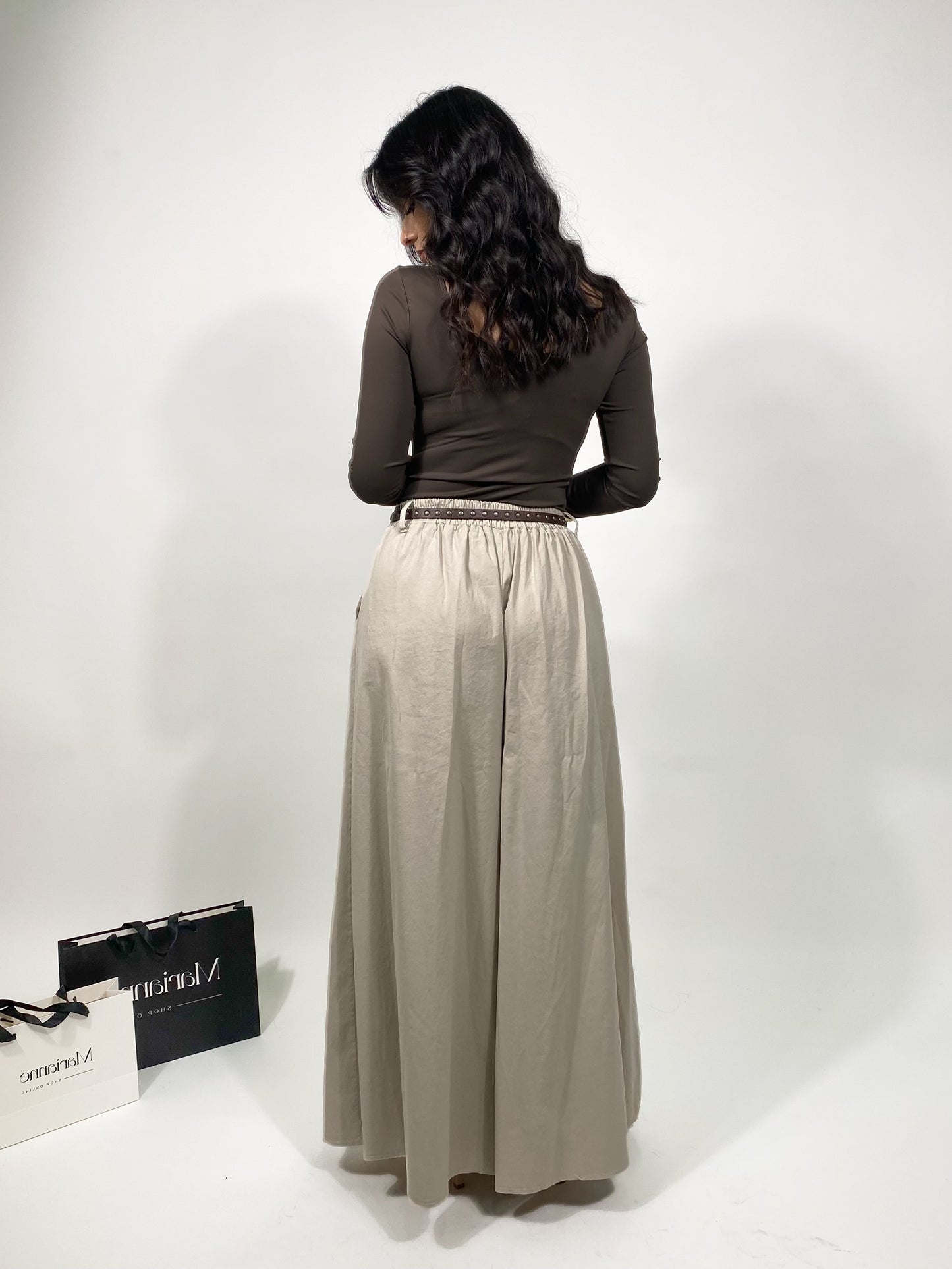 Pantagonna Sabbia con cinturino