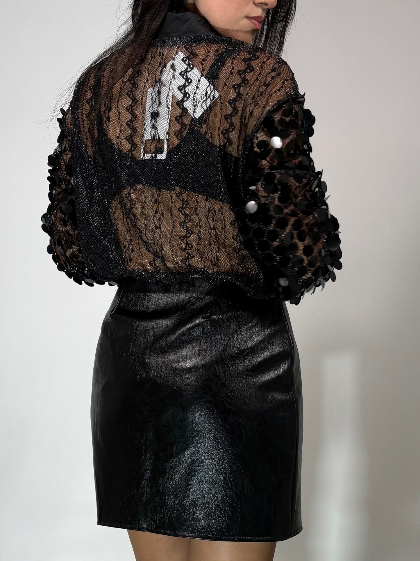 Minigonna Pelle